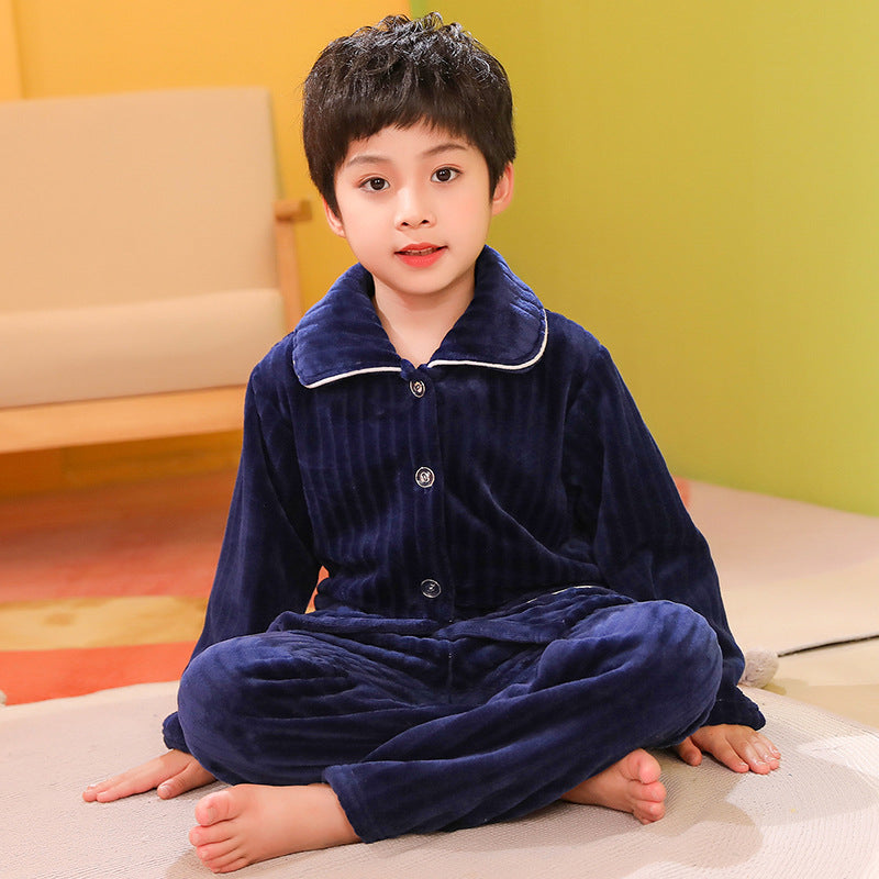 Boys' Flannel Pajama Set