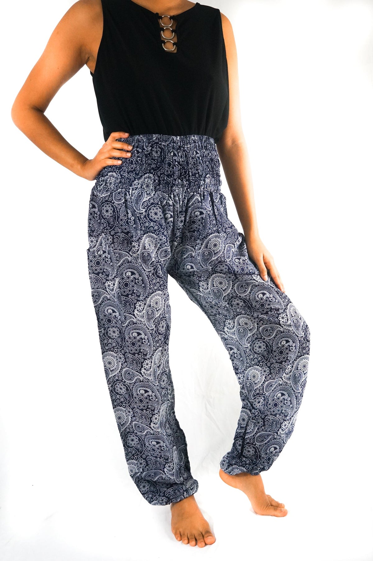 Boho Paisley Yoga Pants