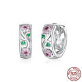 Crystal Flower Studs