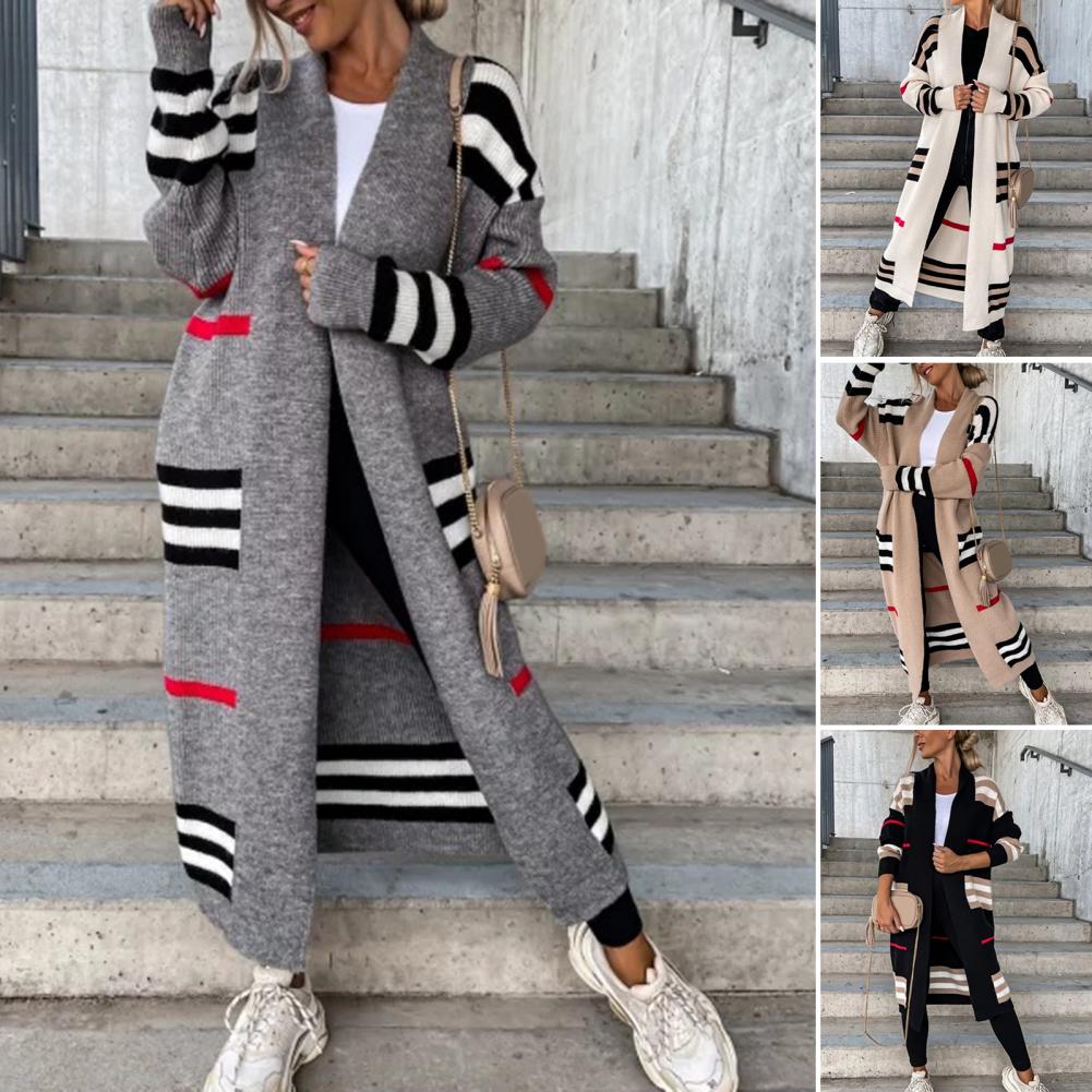 Patchwork Knit Cardigan