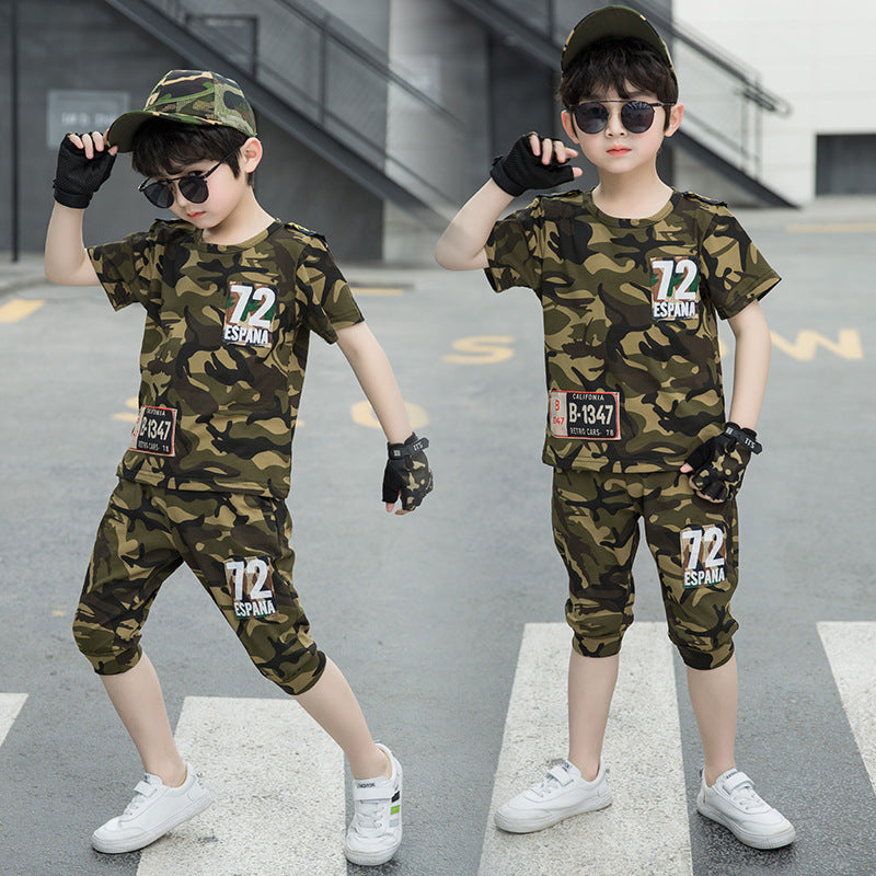 Boys' Camo Short Sleeve Set