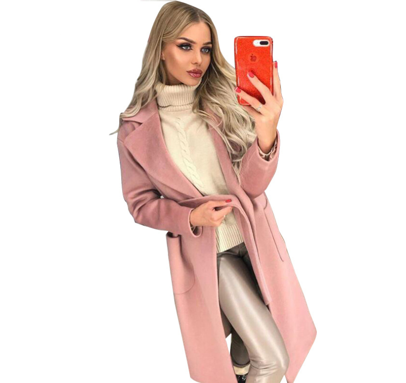 Slim Wool Midi Coat