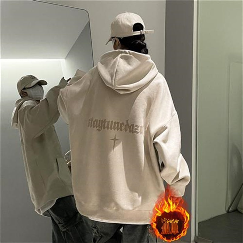 Burgundy Suede Hoodie