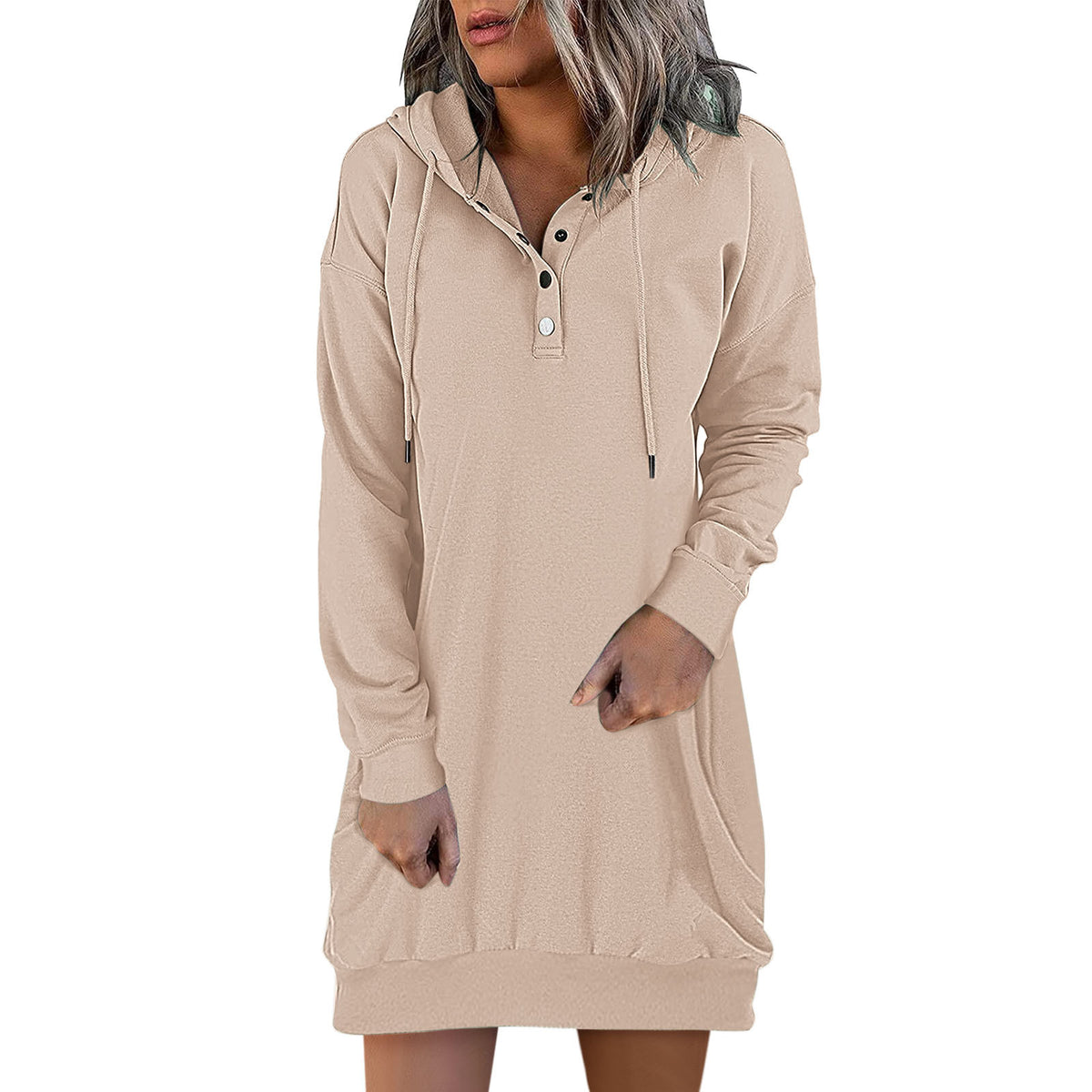 Drawstring Hooded Sweater