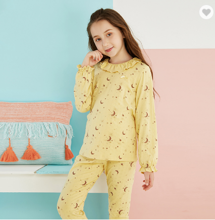 Girls' Cotton Pajama Set