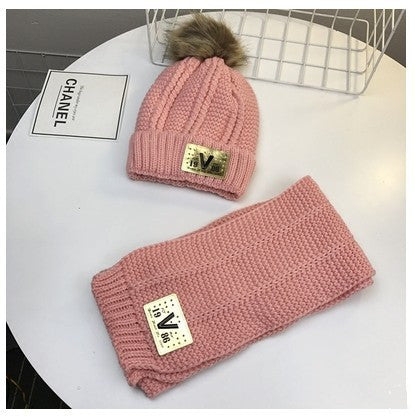 Kids' Fleece Hat & Scarf Set