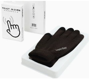 Men's Knit Touchscreen Gloves