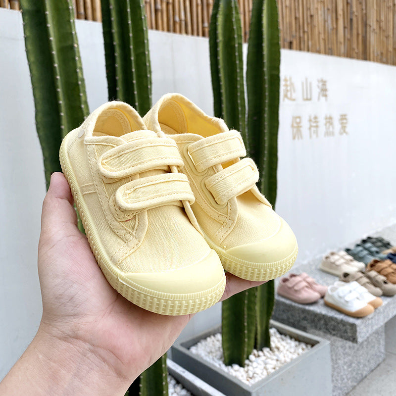 Kids' Canvas Strap Sneakers