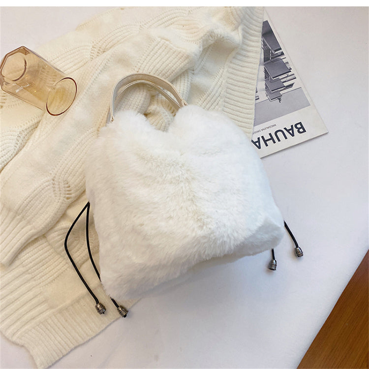 Plush Bucket Bag