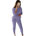 One-Shoulder Sweater Set