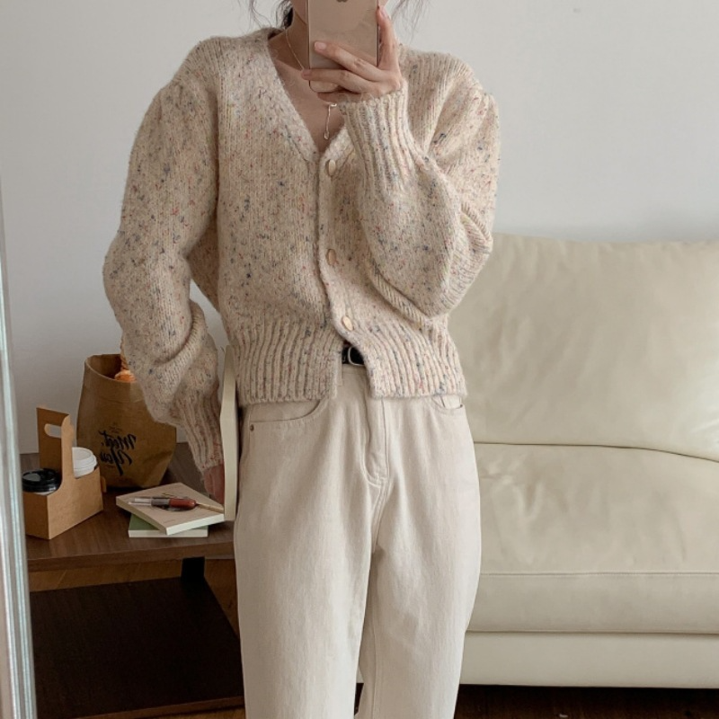 Colorful Dot Cardigan