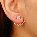 Gold Crystal Earrings