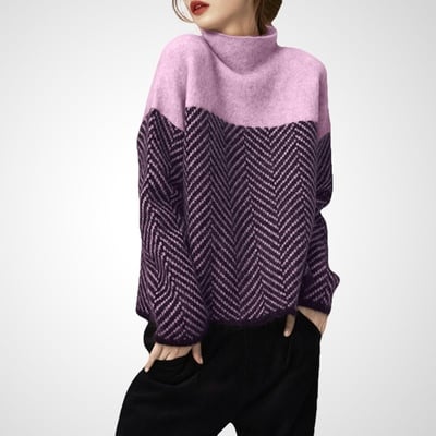 Wool-Blend Turtleneck