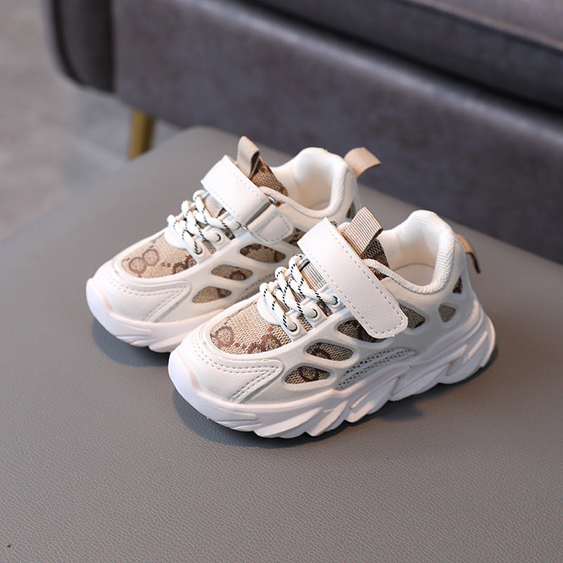 Boys' Leather Court Sneakers