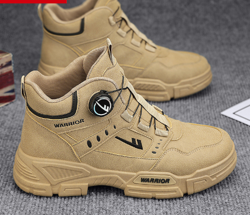 Huili 2024 Spring Martin Boots for Men - Casual High Tops