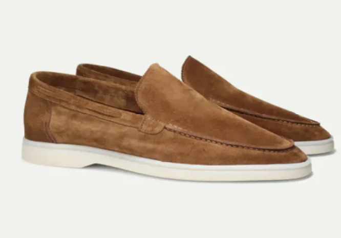 Men's Unlined Suede Loafers