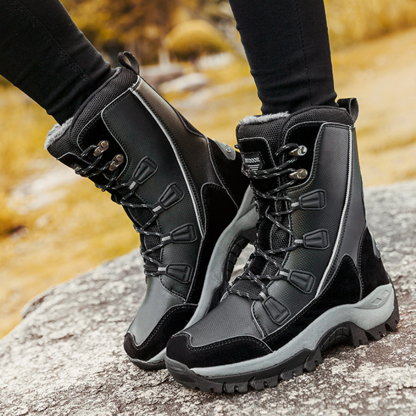 Fleece Lined Waterproof Snow Boots for Women