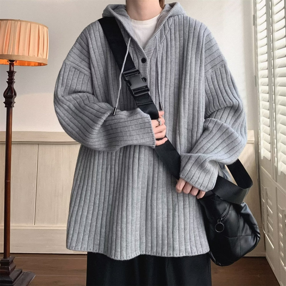 Waffle Knit Cardigan