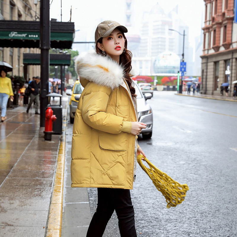 Casual Cotton Midi Coat