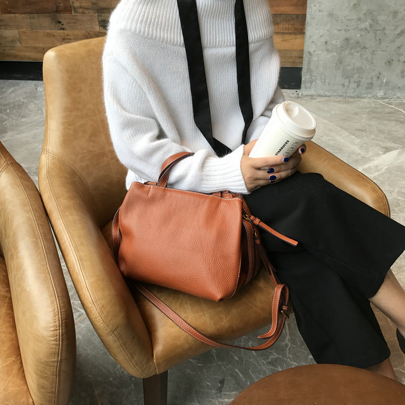 Retro Cowhide Handbag