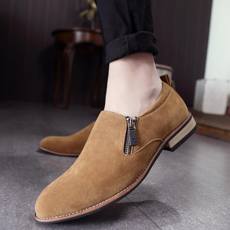 British Style Suede Ankle Boots for Men