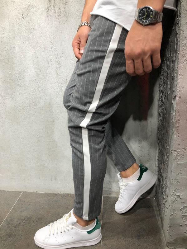 Striped Colorblock Pants