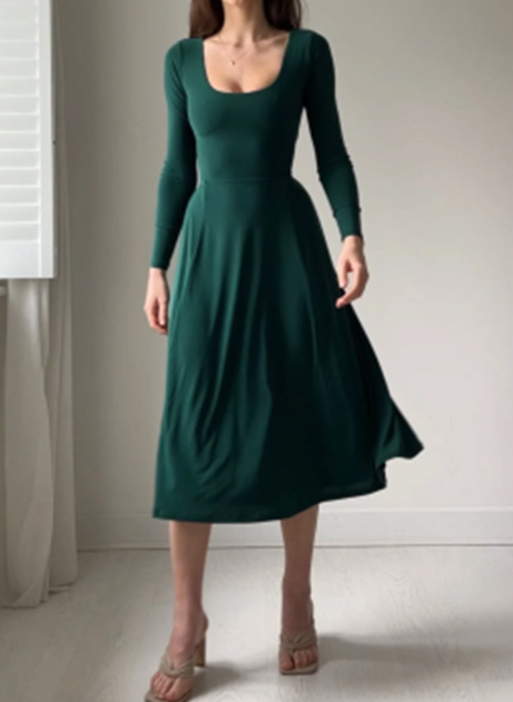 Elegant Long Sleeve Dress