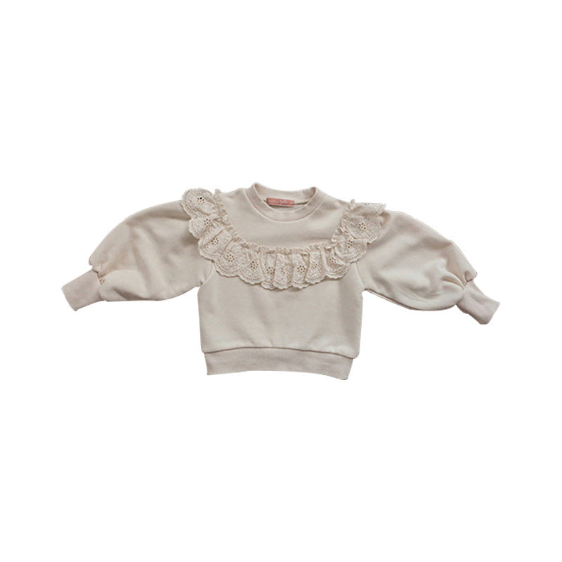 Girls' Ruffle Sweater