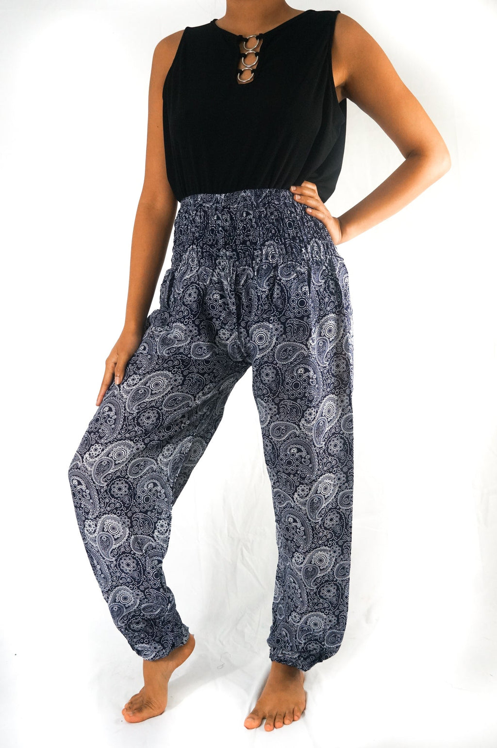 Boho Paisley Yoga Pants