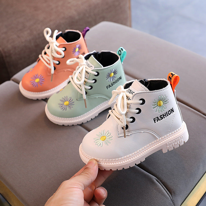 Kids' Lace-Up Ankle Boots
