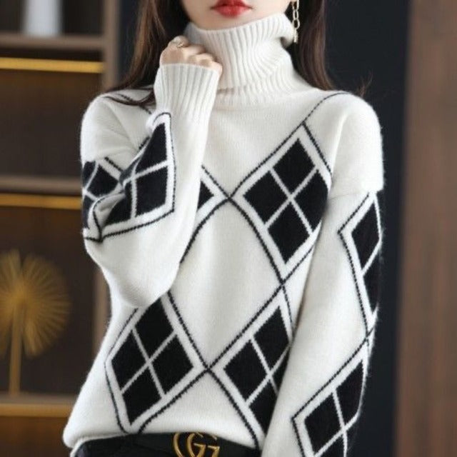 Knitted Turtleneck Pullover