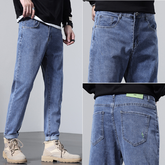 Black Straight Leg Jeans