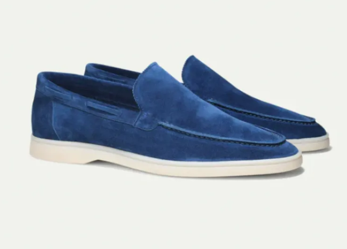 Men's Unlined Suede Loafers