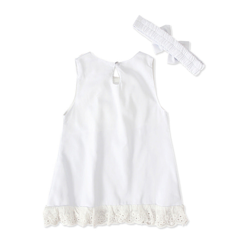 Girls' Bow Dress Set