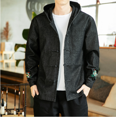 Hooded Denim Jacket