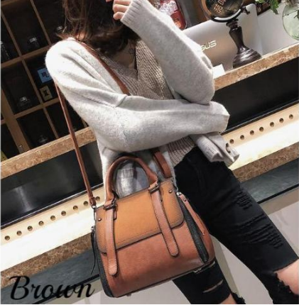 Retro Bucket Crossbody