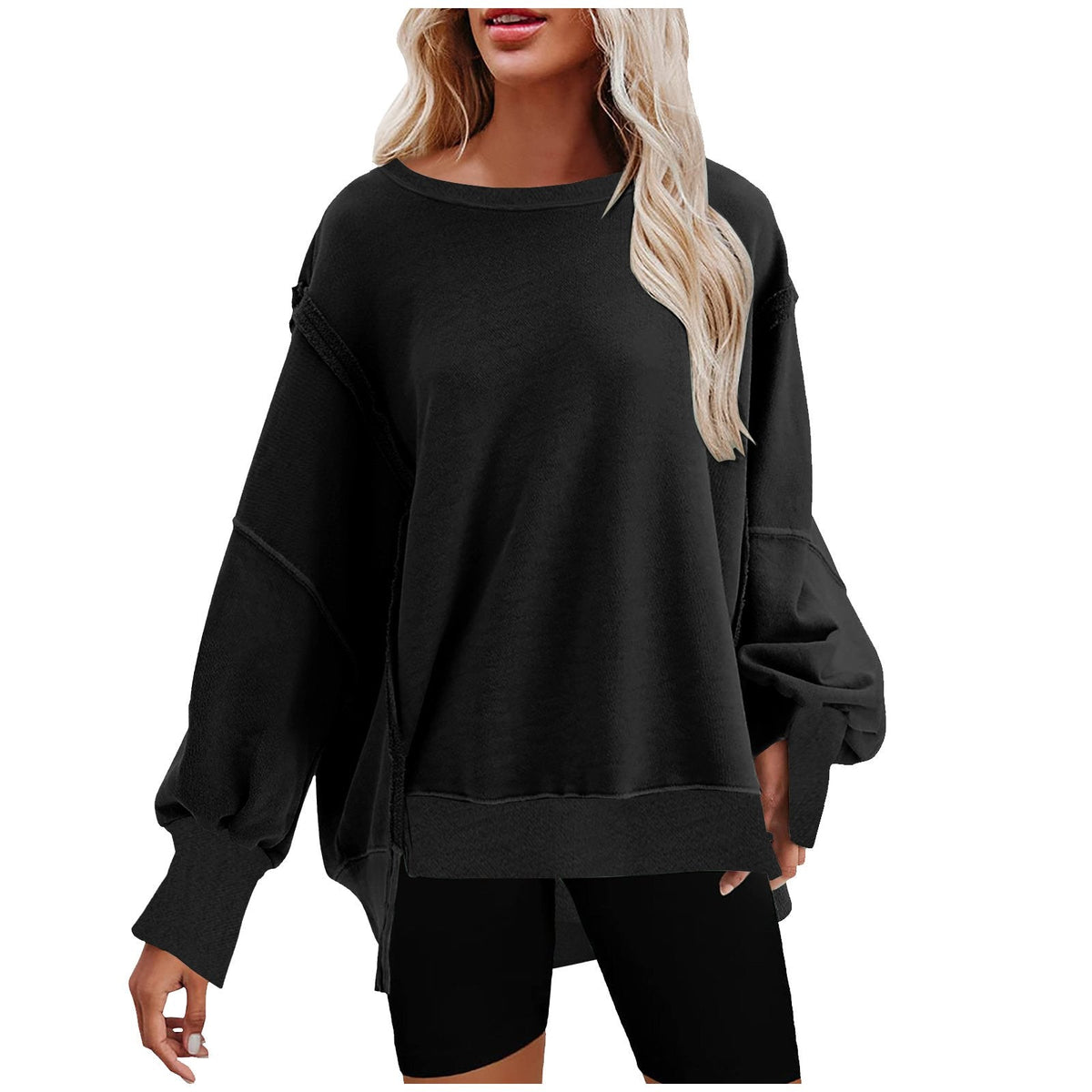 Relaxed 3/4 Sleeve Sweater