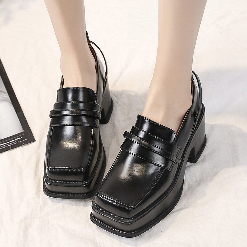 Chunky Heel Platform Loafers for Women - Fall 2021