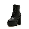Block Heel Ankle Boots