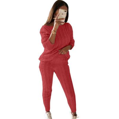 One-Shoulder Sweater Set