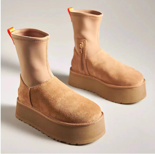 Fashionable Warm Thick-Soled Short Snow Boots for Women