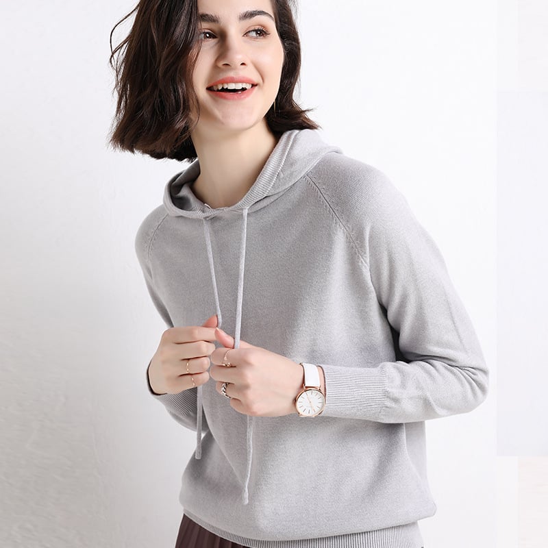 Thin Hooded Sweater