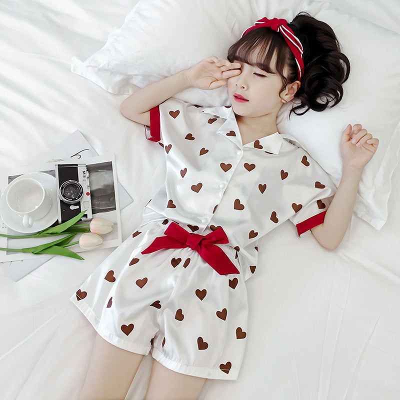 Girls' Cartoon Pajama Set