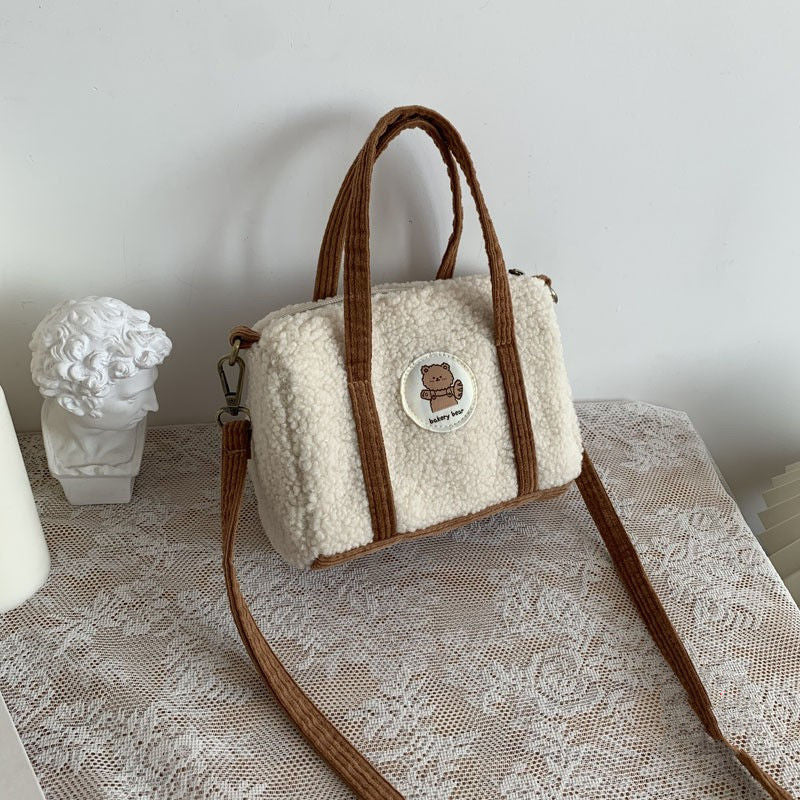 Plush Mini Messenger Bag