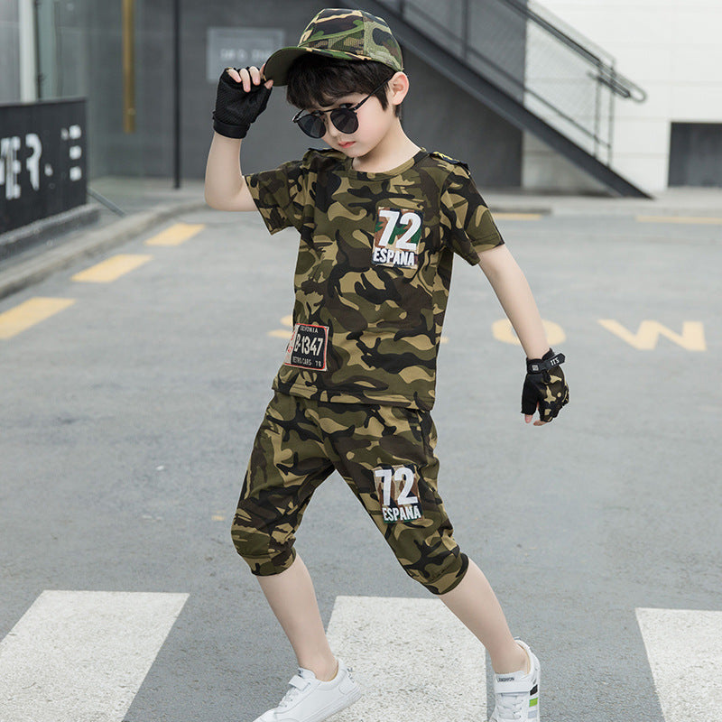 Boys' Camo Short Sleeve Set