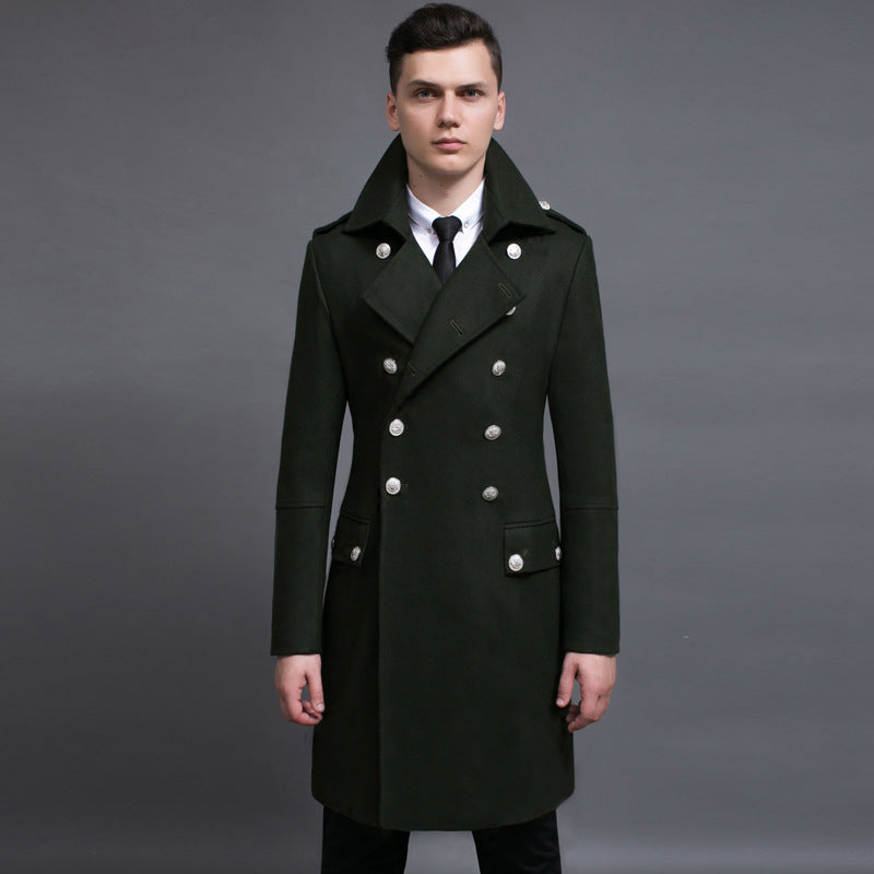 Double-Breasted Wool Coat