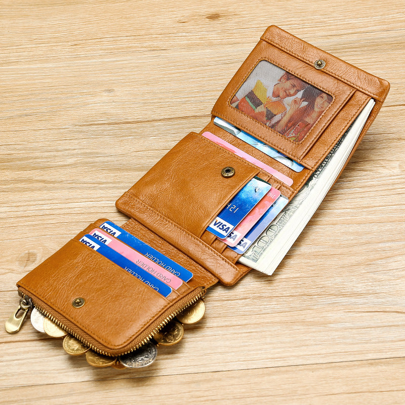 Men's Vintage Trifold Wallet