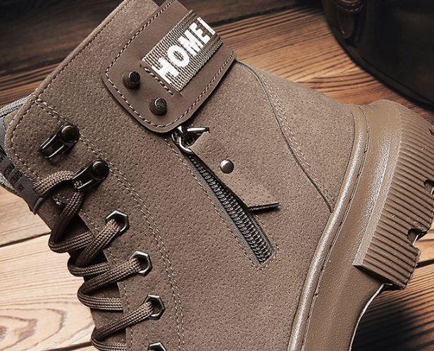 Martin High-Top Tooling Boots for Men - Retro Style