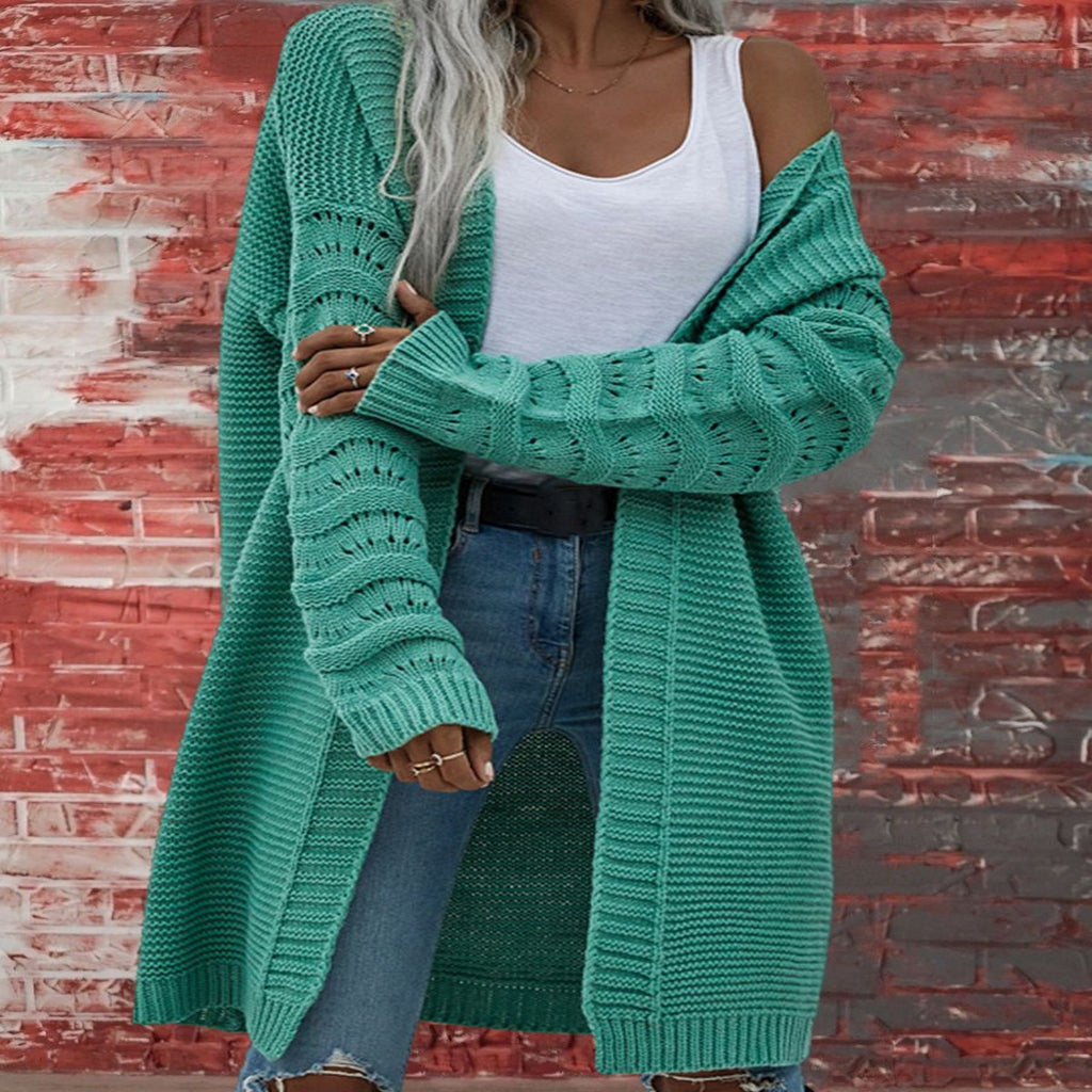 Solid Long Cardigan