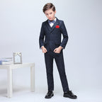 Boys' Fleece-Lined Wool Blazer